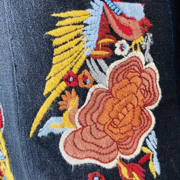 Maeve Size 6 Ellen Black Embroidered Blazer - Picture 8 of 11